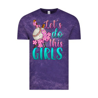 Cloud Purple let's do this girls baseball Vintage Tee - BundleAndBundleShop