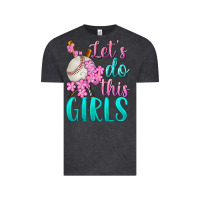 Vintage Black let's do this girls baseball Vintage Tee - BundleAndBundleShop