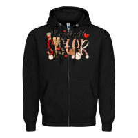 Black baseball sister Zipper Hoodie - MaliasSmallBusiness