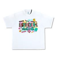 White instructional assistant's Urban Heavy Tee - AdoDesignShop