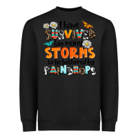 Black i have survived to may storms to be bothered by ra Heavyweight Sweatshirt - AdoDesignShop