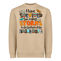 I Have Survived To May Storms To Be Bothered By Ra Heavyweight Sweatshirt | Teevron