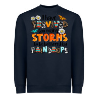 Navy i have survived to may storms to be bothered by ra Heavyweight Sweatshirt - AdoDesignShop