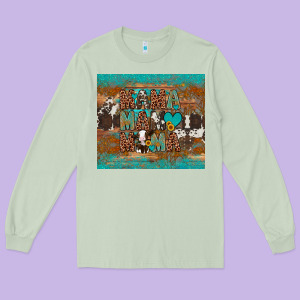 Mama Mama Mama Long Sleeve Tee Designed By Artiststas