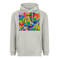 Moon Dust Pride LGBTQ+ Peace Tumbler Heavyweight Hoodie - BundleAndBundleShop