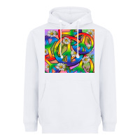 White Pride LGBTQ+ Peace Tumbler Heavyweight Hoodie - BundleAndBundleShop