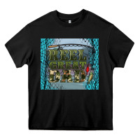 Black reel great dad Heavy Core Tee - Artiststas