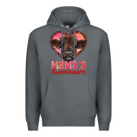 Rock mama's sweetheart highland calf Premium Hoodie - RanaPortraitStore