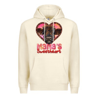 Sandshell mama's sweetheart highland calf Premium Hoodie - RanaPortraitStore