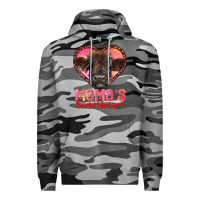 Slate Camo mama's sweetheart highland calf Premium Hoodie - RanaPortraitStore