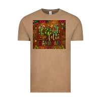 Vintage Coffee feliz navidad cactus Vintage Tee - JahusDesignShop