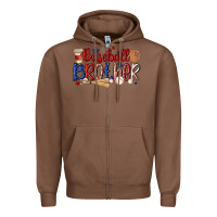 Chestnut baseball brother Zipper Hoodie - MaliasSmallBusiness