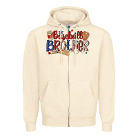 Sandshell baseball brother Zipper Hoodie - MaliasSmallBusiness