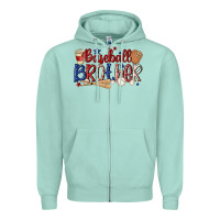Seafoam baseball brother Zipper Hoodie - MaliasSmallBusiness