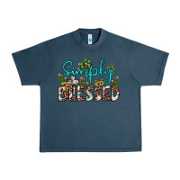 Midnight Navy simply blessed Urban Heavy Tee - JahusDesignShop