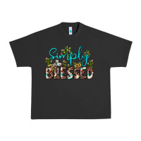 Pigment Black simply blessed Urban Heavy Tee - JahusDesignShop