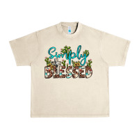 Sandshell simply blessed Urban Heavy Tee - JahusDesignShop