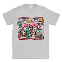Moon Dust Teacher life leopard frame Classic Tee - LillyAllenDesigns