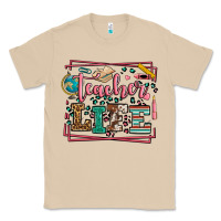 Mushroom Teacher life leopard frame Classic Tee - LillyAllenDesigns