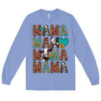 Colony Blue mama mama mama mama Long Sleeve Tee - Artiststas