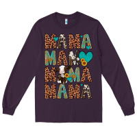 Plum mama mama mama mama Long Sleeve Tee - Artiststas