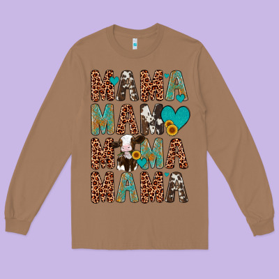 Mama Mama Mama Mama Long Sleeve Tee Designed By Artiststas