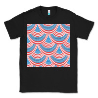 Black american flag seamless pattern Classic Tee - BundleAndBundleShop