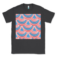 Smoke american flag seamless pattern Classic Tee - BundleAndBundleShop