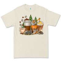 Bone coffee cups tiger with coffee beans Premium Tee - texasbilliewilder