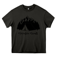 Asphalt Adventure Camping Heavy Core Tee - Unal Design