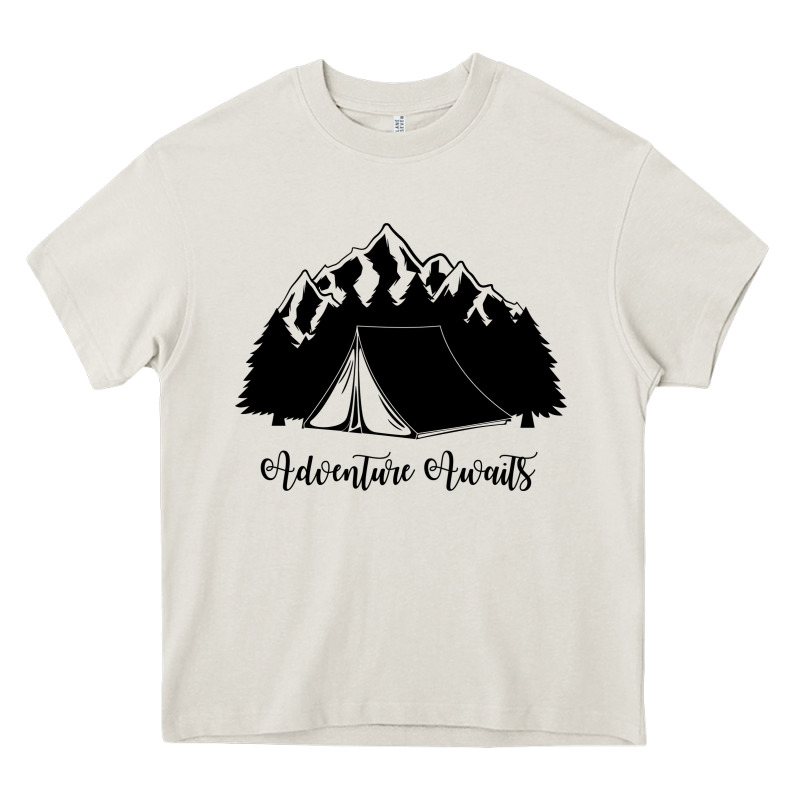 Adventure Camping Heavy Core Tee by Unal Design | Teevron
