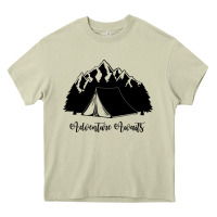 Mossy Adventure Camping Heavy Core Tee - Unal Design