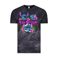 Cloud Black preview flower stitch 5th grade Vintage Tee - AdoDesignShop
