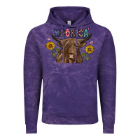 Cloud Purple Moorica Vintage Hoodie - CowhideDigitalArt