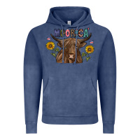 Vintage Denim Moorica Vintage Hoodie - CowhideDigitalArt