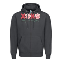 Smoke xoxo hugs and kisses Zipper Hoodie - MaliasSmallBusiness