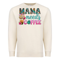 Sandshell Mama Needs Coffee Bbs Premium Sweatshirt - BundleAndBundleShop