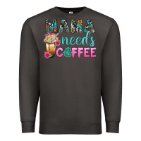 Smoke Mama Needs Coffee Bbs Premium Sweatshirt - BundleAndBundleShop