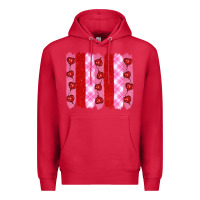 Cardinal valentine's day brushstrokes Premium Hoodie - RanaPortraitStore
