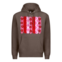 Coffee valentine's day brushstrokes Premium Hoodie - RanaPortraitStore