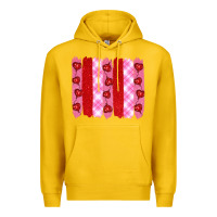 Lemon valentine's day brushstrokes Premium Hoodie - RanaPortraitStore