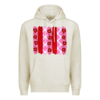 Oatmeal Heather valentine's day brushstrokes Premium Hoodie - RanaPortraitStore