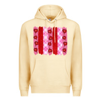 Pina Colada valentine's day brushstrokes Premium Hoodie - RanaPortraitStore
