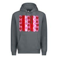 Rock valentine's day brushstrokes Premium Hoodie - RanaPortraitStore