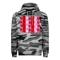 Slate Camo valentine's day brushstrokes Premium Hoodie - RanaPortraitStore