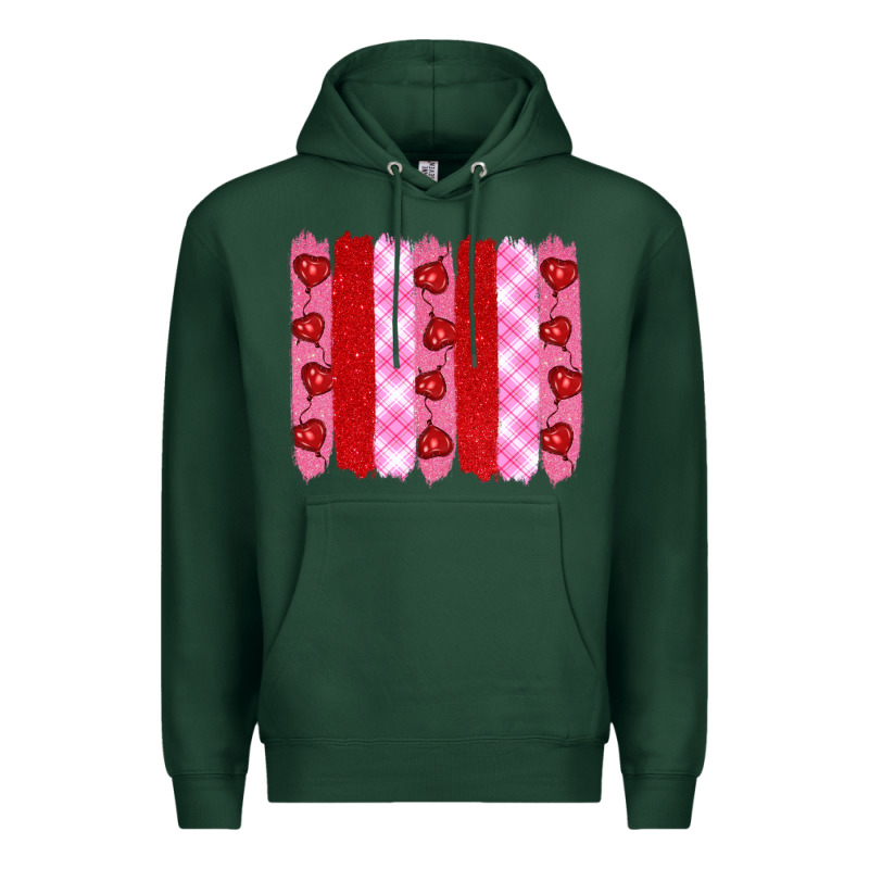 Valentine's Day Brushstrokes Premium Hoodie by RanaPortraitStore | Teevron