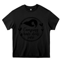 Black Camping Heavy Core Tee - Unal Design