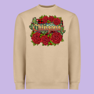 Christmas Chingona Heavyweight Sweatshirt Designed By Jahusdesignshop