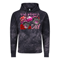 Cloud Black valentines day monster truck Vintage Hoodie - RacoonDesign