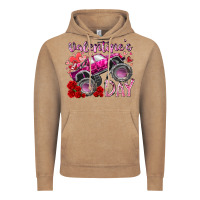 Vintage Coffee valentines day monster truck Vintage Hoodie - RacoonDesign